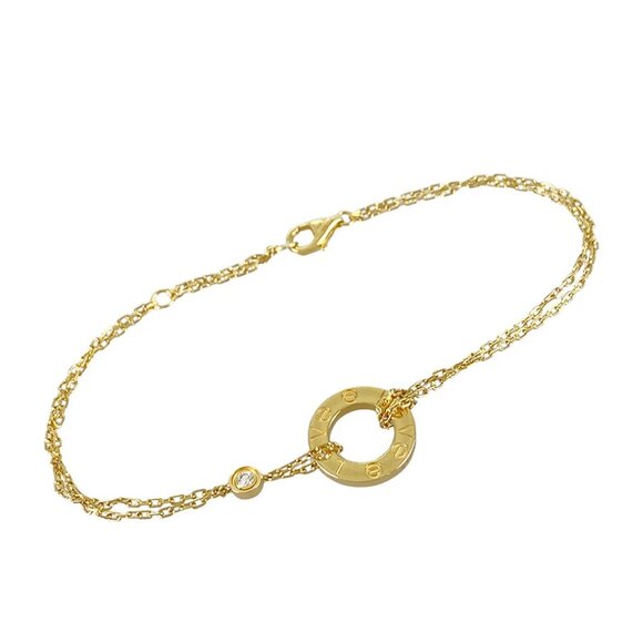 CARTIER Love circle Yellow gold diamond Bracelet - Picture 1 of 16